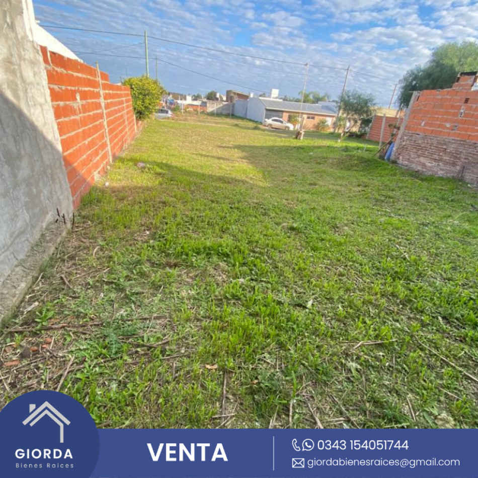 VENDE: Terreno ubicado en zona Hernandarias y Caputo