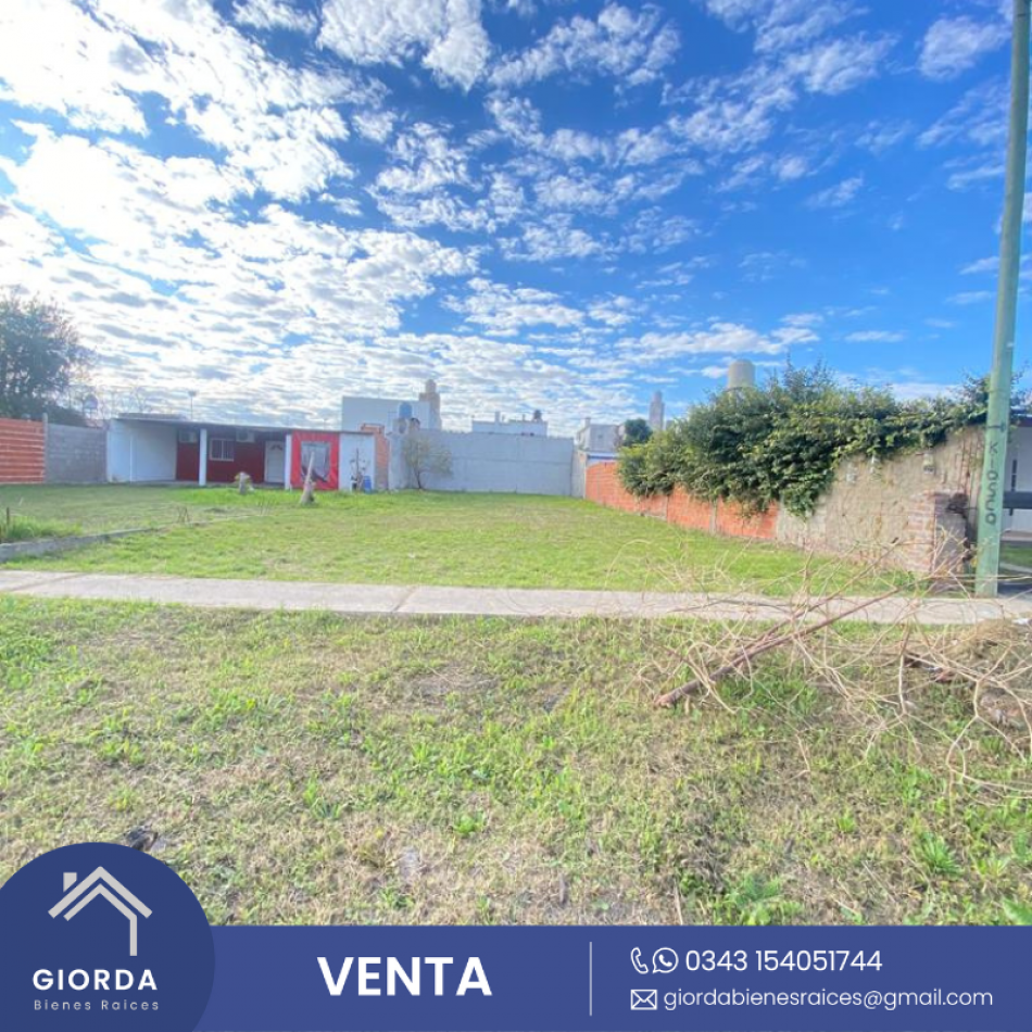 VENDE: Terreno ubicado en zona Hernandarias y Caputo