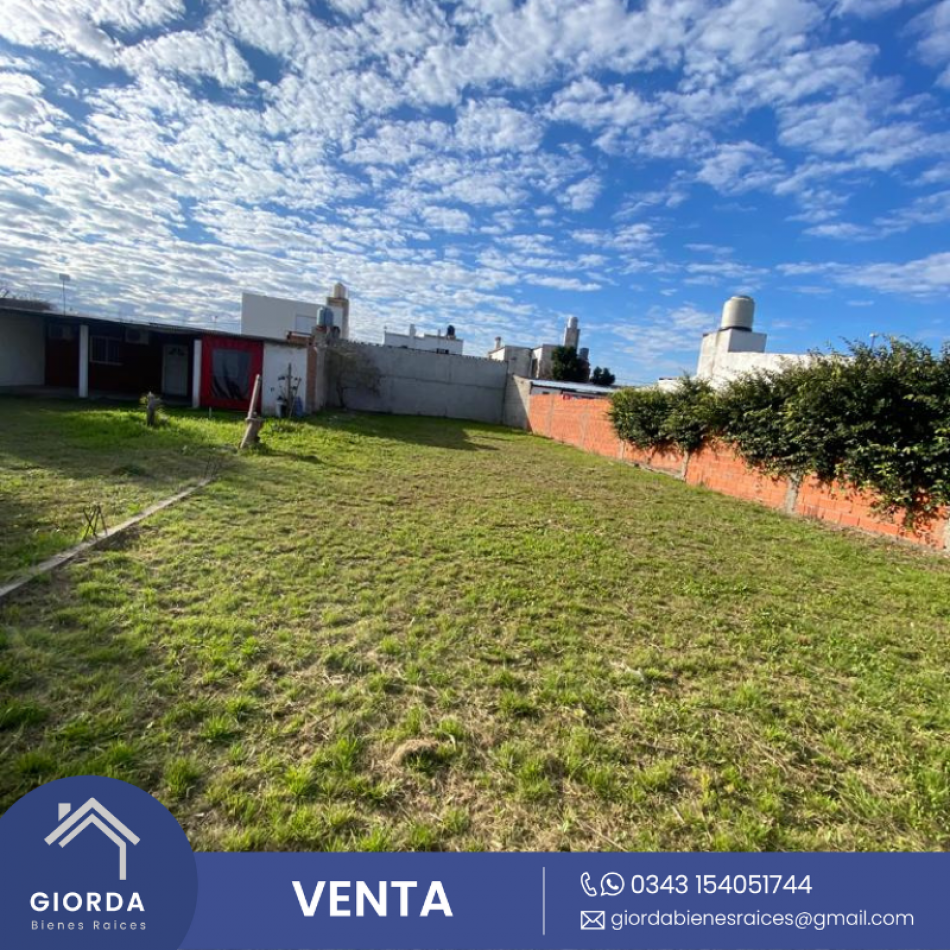VENDE: Terreno ubicado en zona Hernandarias y Caputo
