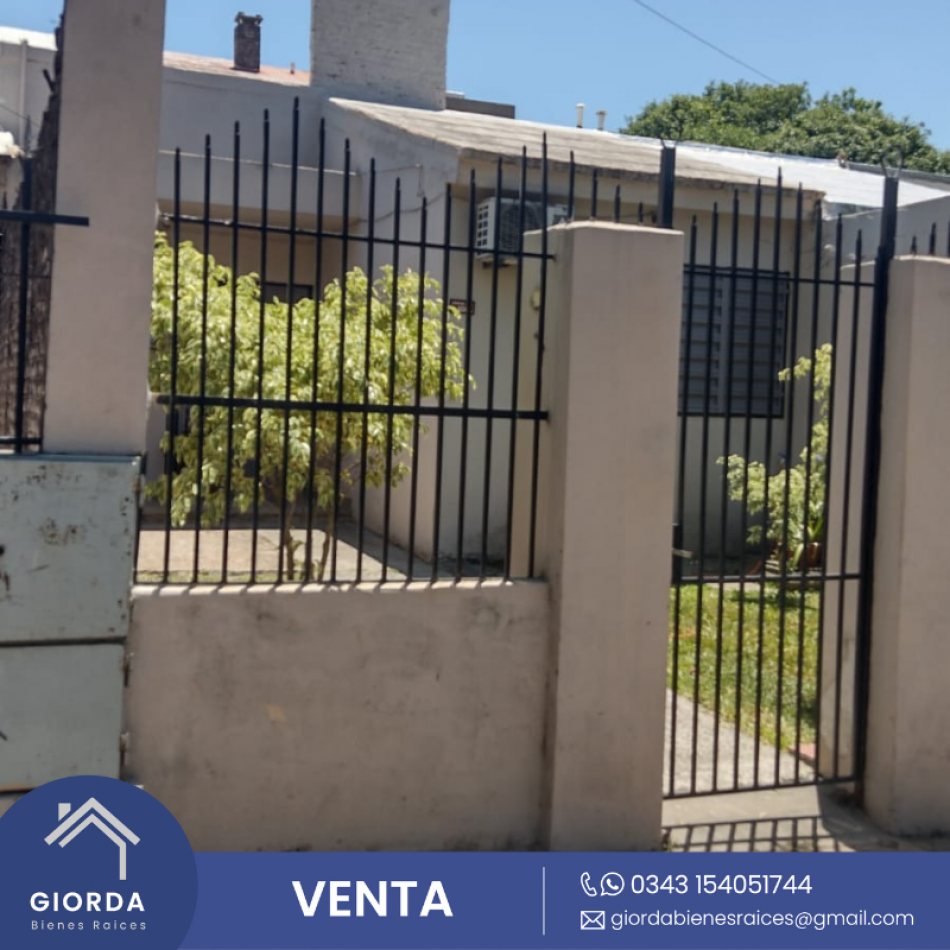 VENDE: Casa calle Jose Maria Paz, dos dormitorios