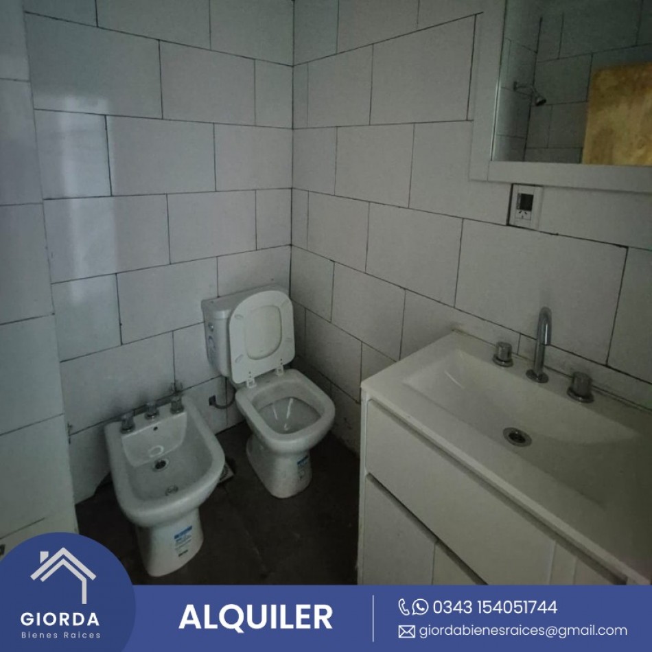 ALQUILO DEPARTAMENTO DE 1 DORMITORIO PARA VIVIENDA U OFICINA.
