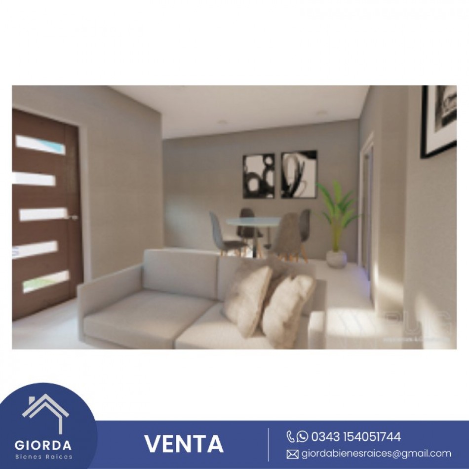 VENDE: Casas en construccion.  Un dormitorio