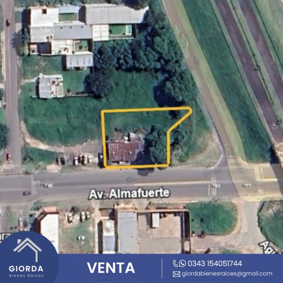VENDE: Lote Avenida Almafuerte