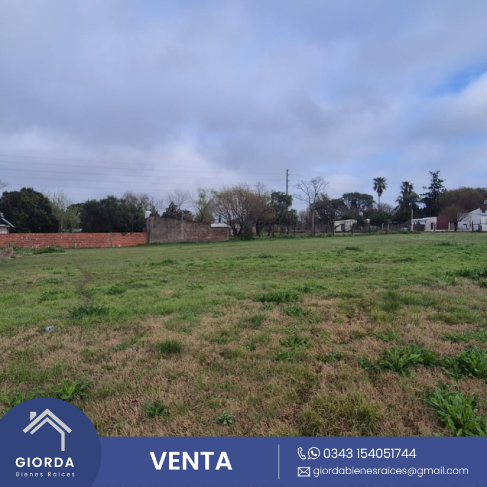 LIQUIDO LOTE EN SAN BENITO A U$S 5550