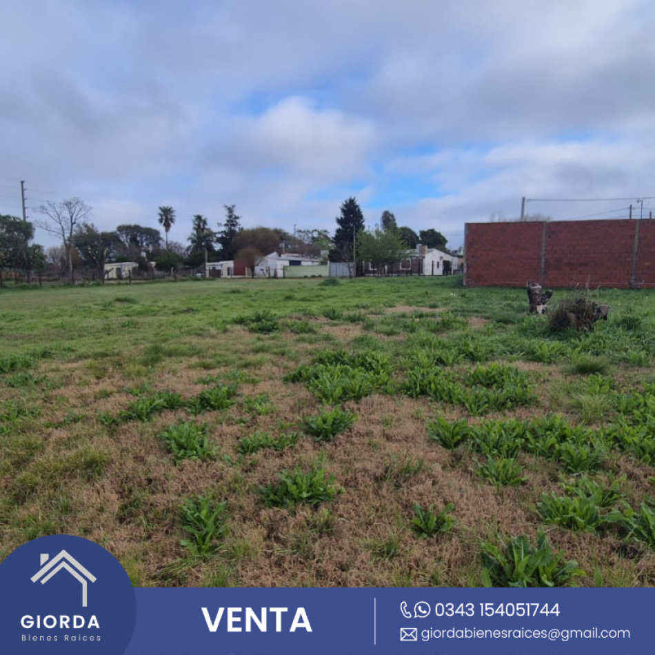 LIQUIDO LOTE EN SAN BENITO A U$S 5550