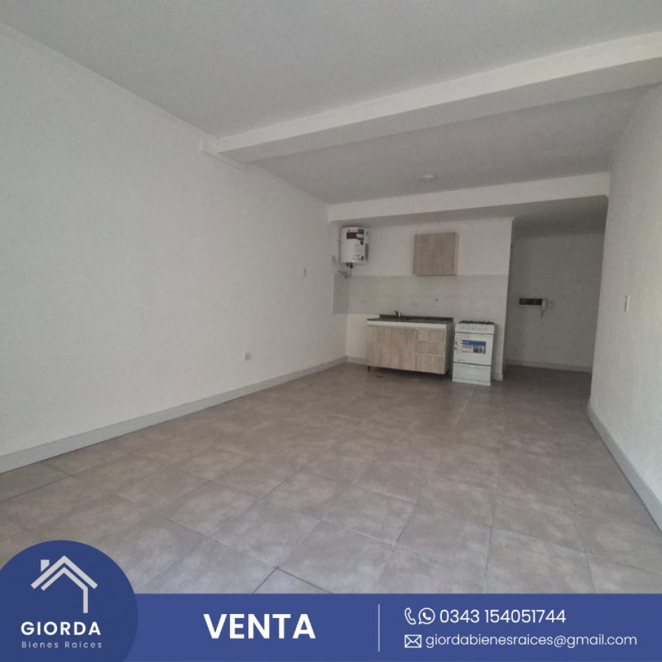 VENDE: Monoambiente a 6 cuadras del centro civico.