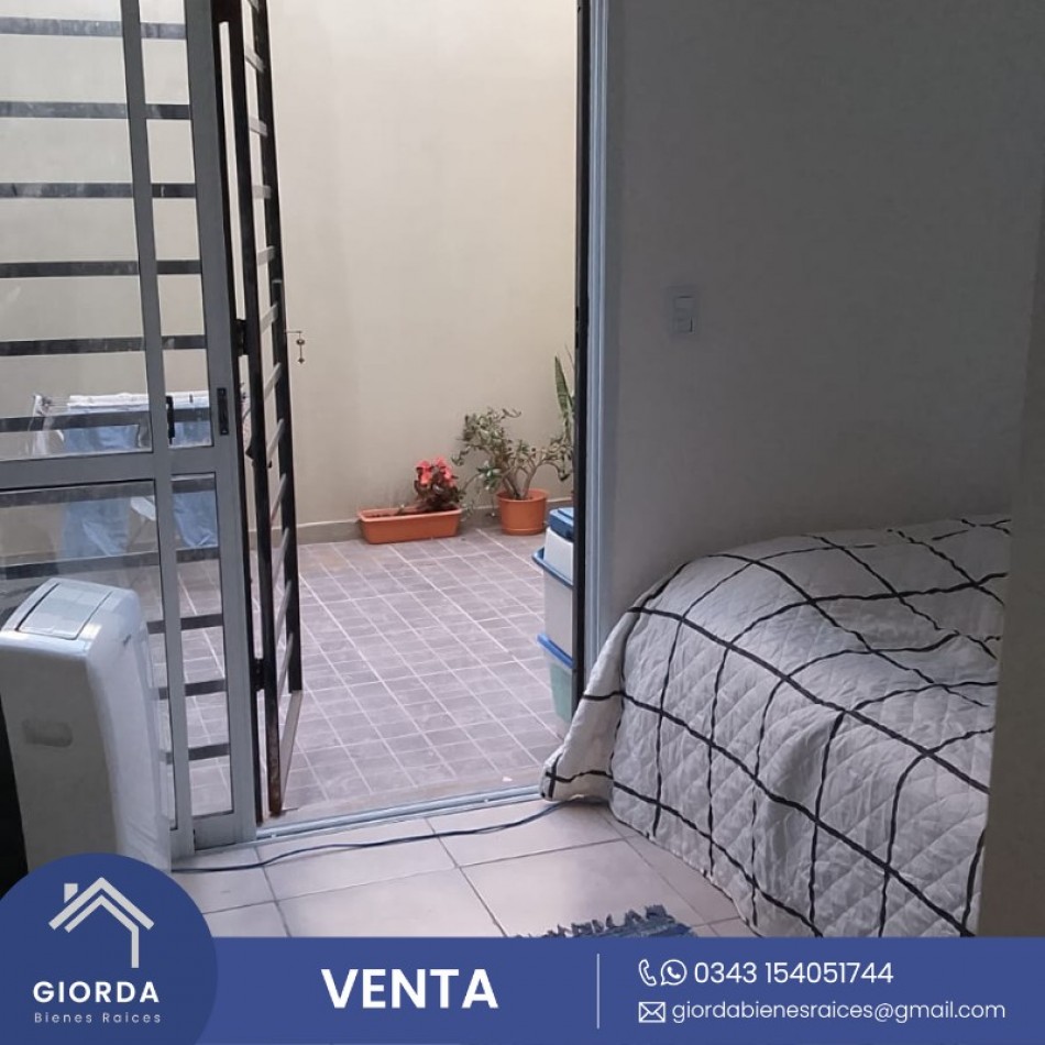 VENDE: Monoambiente a 6 cuadras del centro civico.