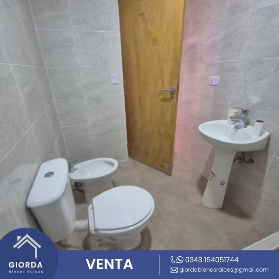 VENDE: Monoambiente a 6 cuadras del centro civico.