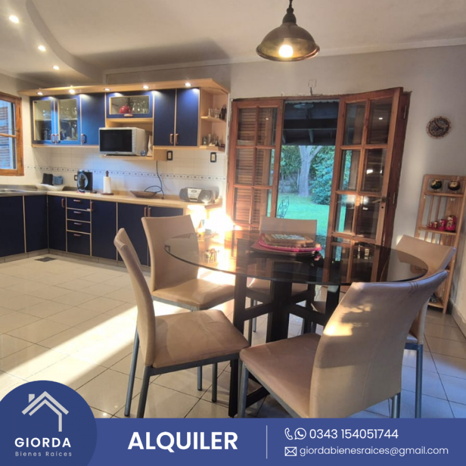 ALQUILA: Casa en zona norte.