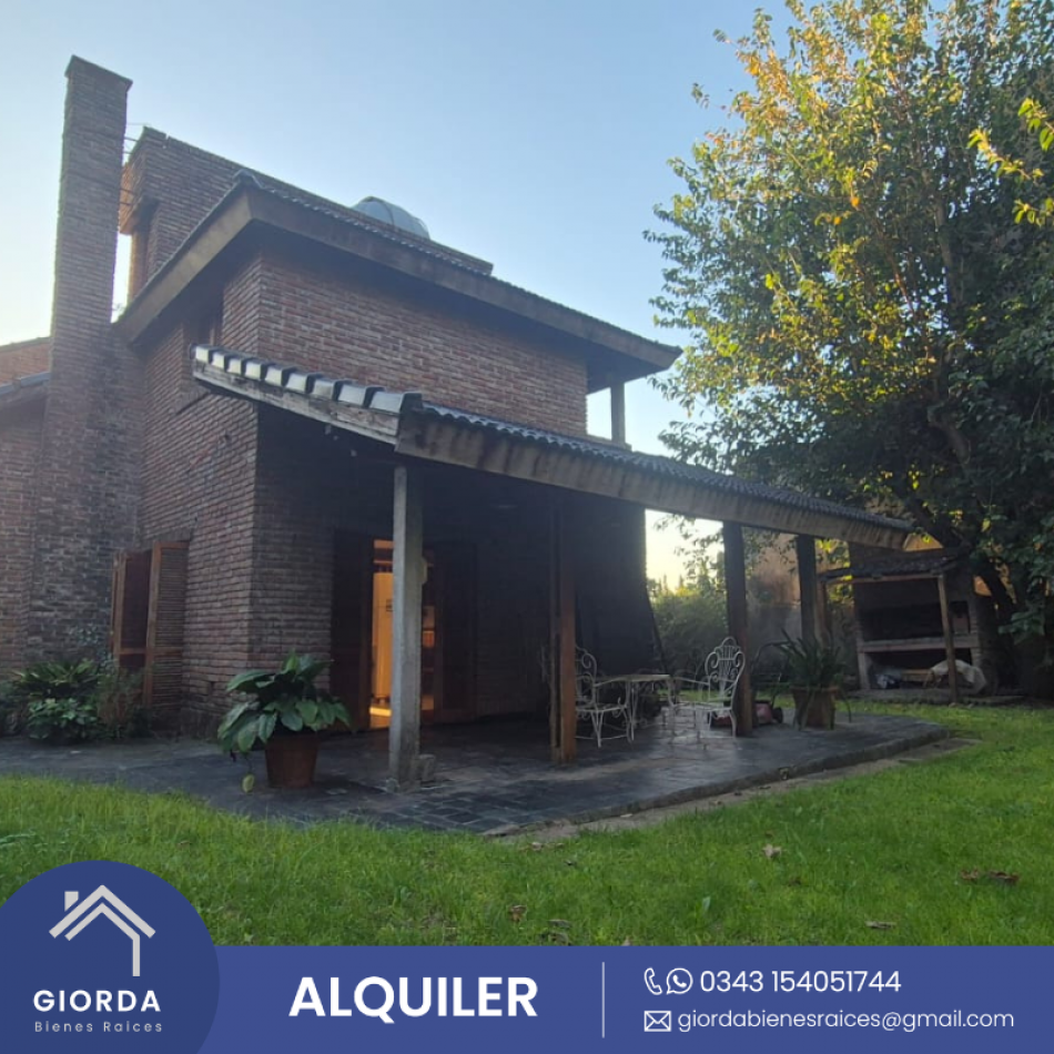 ALQUILA: Casa en zona norte 
