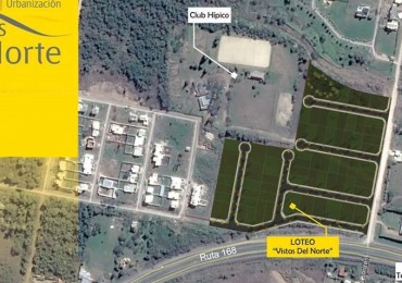 VENDE: Lote Vistas del Norte, 465 metros